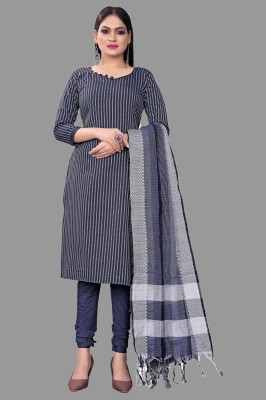 Julee Pure Cotton Striped Salwar Suit Material