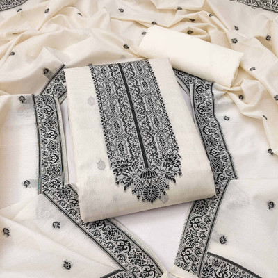 Peachmode Pure Cotton Self Design Salwar Suit Material