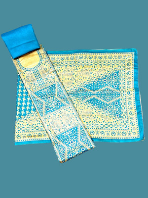 ANHAFASHION Wool Printed Kurta & Patiyala Material