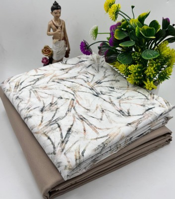 Jalaram Creation Cotton Blend Printed Shirt & Trouser Fabric