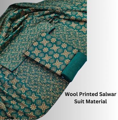 ABCOLLECTION Wool Printed Salwar Suit Material
