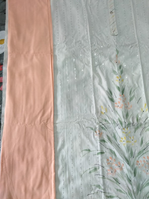 Fareen Linen Floral Print Salwar Suit Material