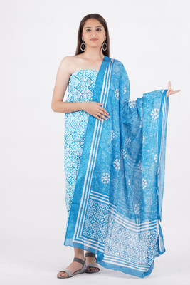 KWATCHI Pure Cotton Printed Salwar Suit Material