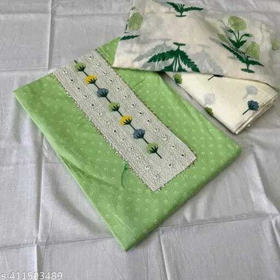 Shree paras creation Pure Cotton Floral Print, Printed Salwar Suit Material