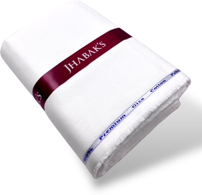 JHABAK'S Pure Cotton Solid Shirt Fabric