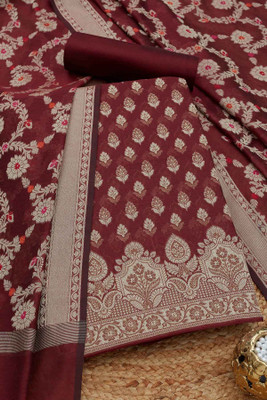 soch Chanderi Self Design Salwar Suit Material