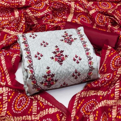 New Rs Cotton Blend Self Design Kurta & Churidar Material
