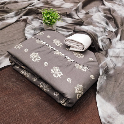 LeeliPeeri Designer Cotton Blend Floral Print Salwar Suit Material