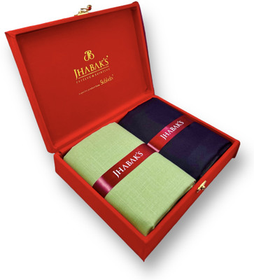JHABAK'S Polycotton Solid Shirt & Trouser Fabric
