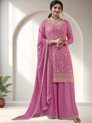 Amit Georgette Embroidered Salwar Suit Material