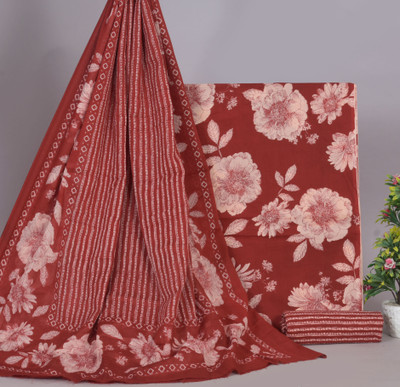 NISHIRE Pure Cotton Printed Salwar Suit Material