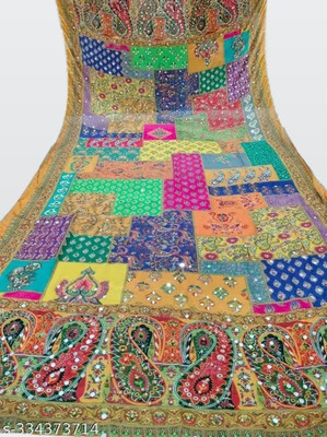 Tathastufeb Silk Blend Printed Blouse Material