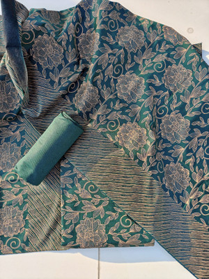 RN Enterprises Wool Floral Print Salwar Suit Material