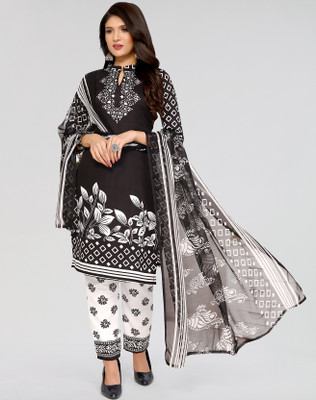 ANIRAV Crepe Printed Kurta & Palazzo Material