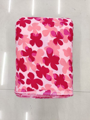 HOC Crepe Floral Print Kurta & Patiyala Material