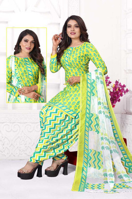 Varishtaa Crepe Printed Salwar Suit Material