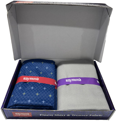Raymond Cotton Blend Solid Shirt & Trouser Fabric