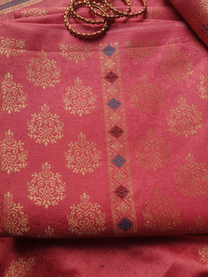 LOVE LONDON Cotton Blend Printed Salwar Suit Material