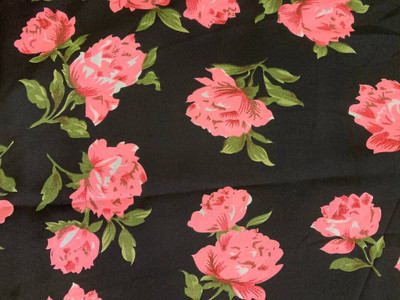 vasani Crepe Printed Kurta Fabric