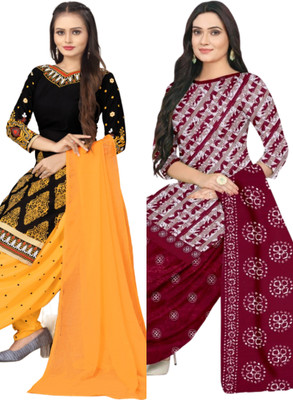 HouseOfCommon Cotton Blend Printed Salwar Suit Material