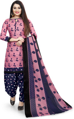 Rajnandini Cotton Blend Printed Salwar Suit Material