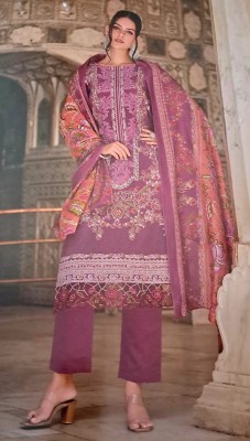 Ambar Lifestyle Pure Cotton Embroidered, Floral Print, Embellished, Printed, Self Design, Paisley Salwar Suit Material