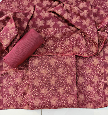 Online Loot Store Wool Floral Print Kurta & Palazzo Material
