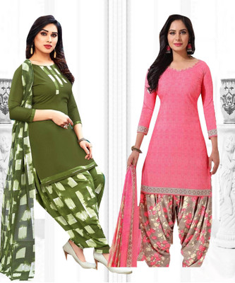 THIRA Crepe Printed Salwar Suit Material