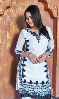 LADYPOTION Georgette Embroidered Salwar Suit Material