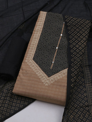 Meena Bazaar Cotton Blend Printed Salwar Suit Material
