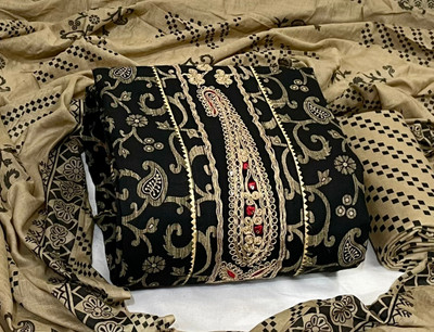 VC Fashion Pure Cotton Embroidered Kurta & Churidar Material