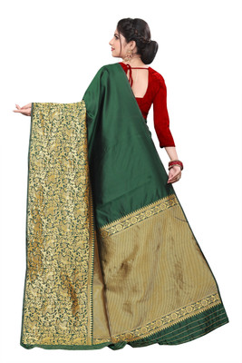 Kanjivaram Jacquard Solid Blouse Material