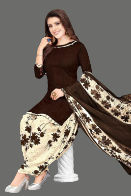 ANIRAV Crepe Printed Salwar Suit Material