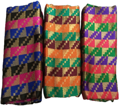 Cotton colors Cotton Silk Self Design Blouse Material