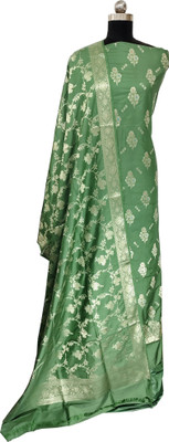 Naveera Pure Silk Self Design Salwar Suit Material