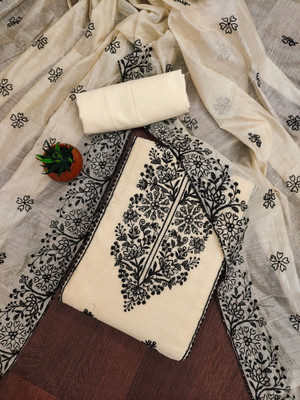Nayanthara Trends Chanderi Embroidered Salwar Suit Material