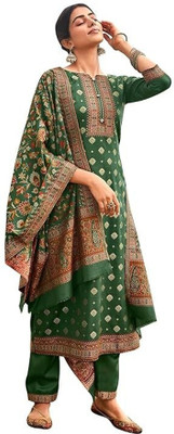 HouseOfCommon Wool Embroidered Salwar Suit Material