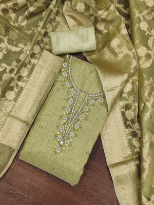 Kimisha Viscose Rayon Embellished Salwar Suit Material
