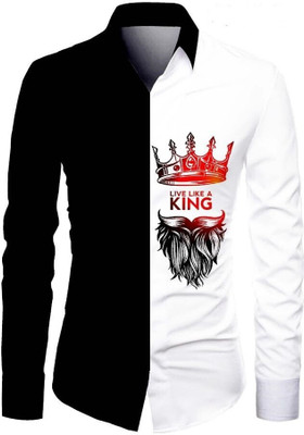 Mahi creations Linen Printed Shirt Fabric