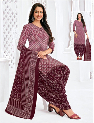 krishna boutique Pure Cotton Printed Salwar Suit Material