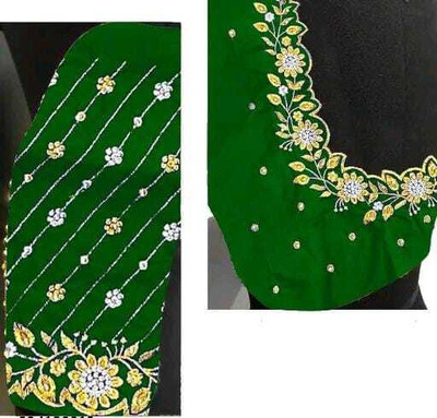 SIDDHI TRENDZ Art Silk Embroidered Blouse Material