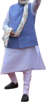 ItalinLinen Linen Self Design Kurta & Patiyala Material