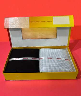 Raymond Cotton Blend Checkered Shirt & Trouser Fabric