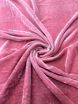 Seg Velvet Solid Multipurpose Running Fabric