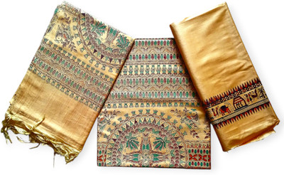 Bhavya Lakshmi Silk Blend Printed Salwar Suit Material