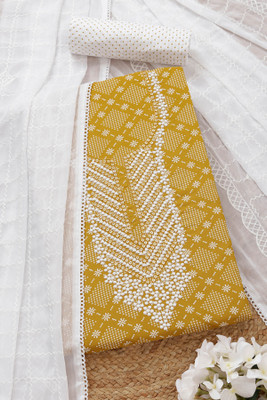 soch Viscose Rayon Geometric Print Salwar Suit Material