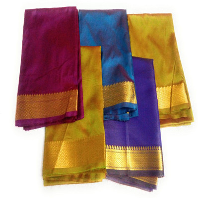 Cotton colors Cotton Silk Solid Blouse Material