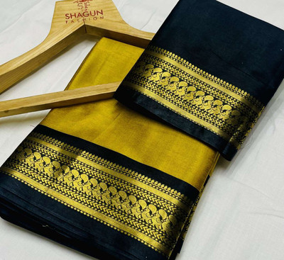 PRIHAL ART Cotton Silk Self Design Blouse Material
