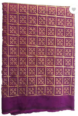 BHAGYAVATI DESIGNER Dupion Silk Self Design Blouse Material