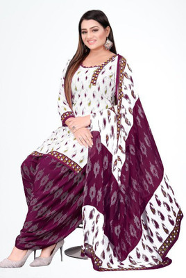 The THIRA Crepe Paisley Salwar Suit Material